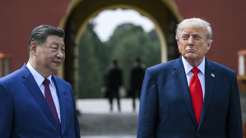 El presidente chino, Xi Jinping, y el estadounidense, Donald Trump. EUROPA PRESS